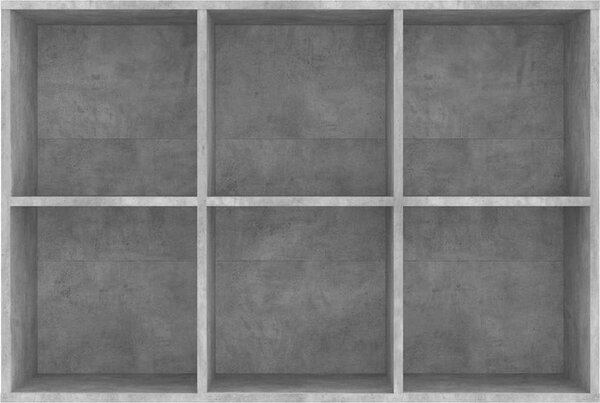 VidaXL Knihovna/příborník 66 x 30 x 98 cm kompozitní dřevo [800350] Barva: Betonová šedá