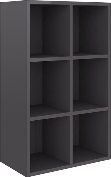 VidaXL Knihovna/příborník 66 x 30 x 98 cm kompozitní dřevo [800350] Barva: Betonová šedá