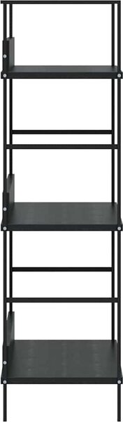 VidaXL Knihovna se 3 policemi 60x27,6x90,5 cm kompozitní dřevo [288220] Barva: Dub a bílá