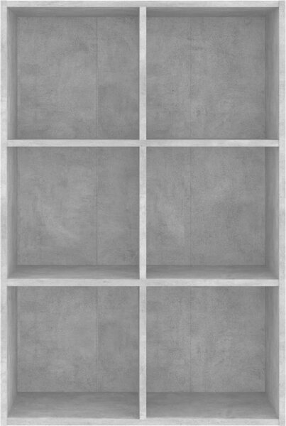 VidaXL Knihovna/příborník 66 x 30 x 98 cm kompozitní dřevo [800350] Barva: Betonová šedá