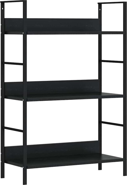 VidaXL Knihovna se 3 policemi 60x27,6x90,5 cm kompozitní dřevo [288220] Barva: Dub a bílá