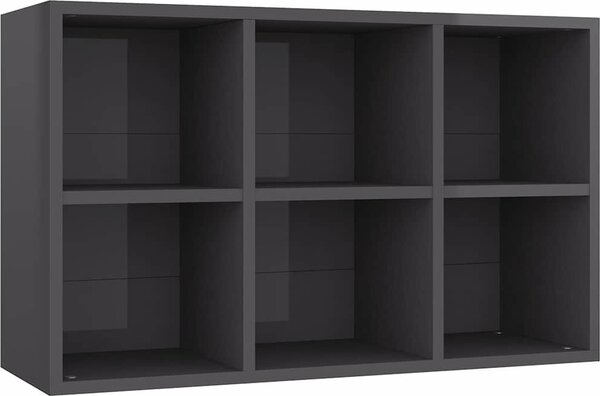 VidaXL Knihovna/příborník 66 x 30 x 98 cm kompozitní dřevo [800350] Barva: Betonová šedá