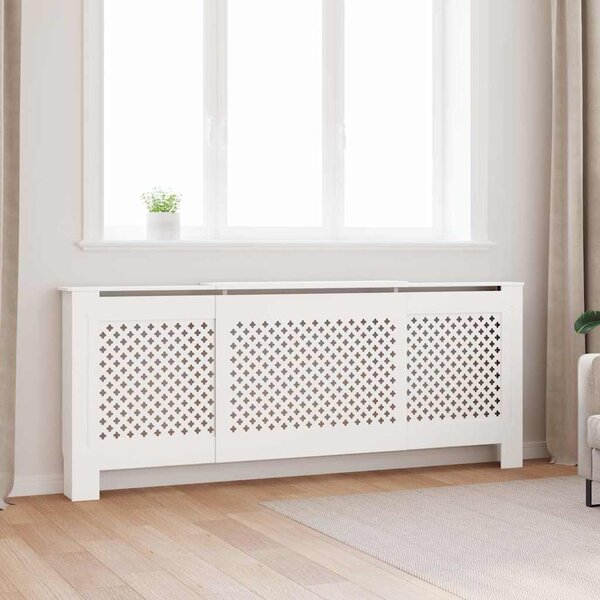 VidaXL Kryt na radiátor MDF 205 cm [325555] Barva: Hnědá