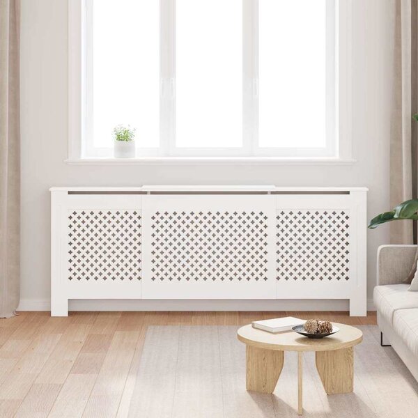 VidaXL Kryt na radiátor MDF 205 cm [325555] Barva: Hnědá