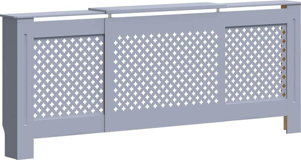 VidaXL Kryt na radiátor MDF 205 cm [325555] Barva: Hnědá