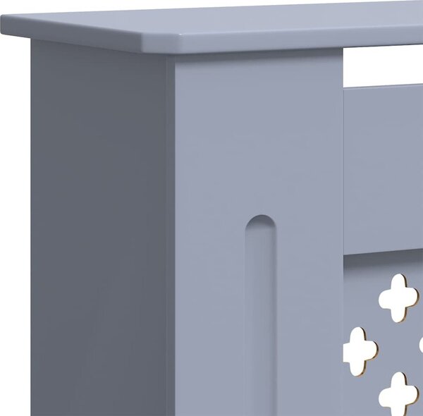 VidaXL Kryt na radiátor MDF 205 cm [325555] Barva: Hnědá