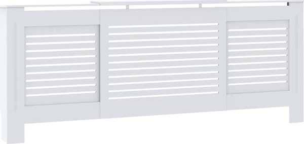 VidaXL Kryt na radiátor MDF 205 cm [325552] Barva: Hnědá