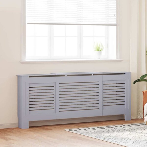 VidaXL Kryt na radiátor MDF 205 cm [325552] Barva: Hnědá