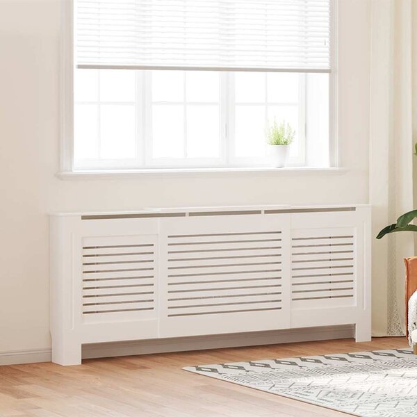VidaXL Kryt na radiátor MDF 205 cm [325552] Barva: Hnědá