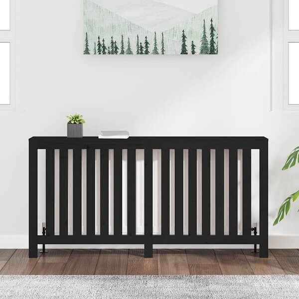 VidaXL Kryt na radiátor 169x19x84 cm masivní borové dřevo [822582] Barva: Bílá