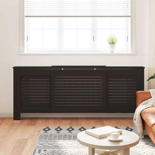 VidaXL Kryt na radiátor MDF 205 cm [325552] Barva: Hnědá