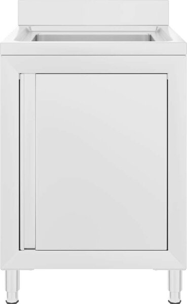 VidaXL Gastro kuchyňská dřezová skříňka 60 x 60 x 96 cm nerezová ocel [147227]
