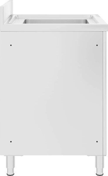 VidaXL Gastro kuchyňská dřezová skříňka 60 x 60 x 96 cm nerezová ocel [147227]