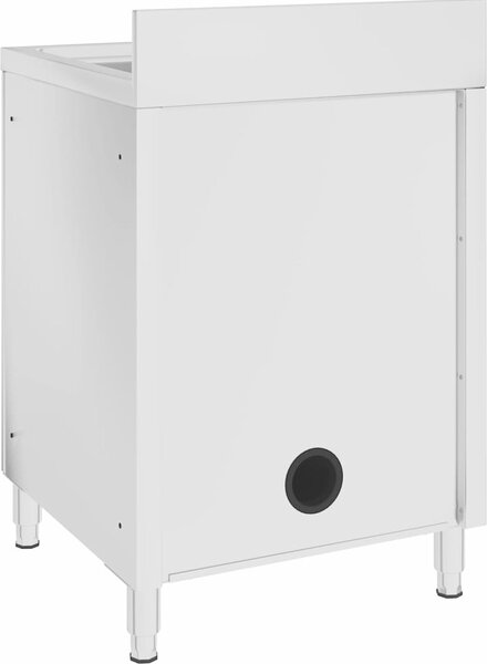VidaXL Gastro kuchyňská dřezová skříňka 60 x 60 x 96 cm nerezová ocel [147227]