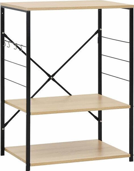VidaXL Skříňka na mikrovlnku 60 x 39,6 x 79,5 cm kompozit [288234] Barva: Bílá