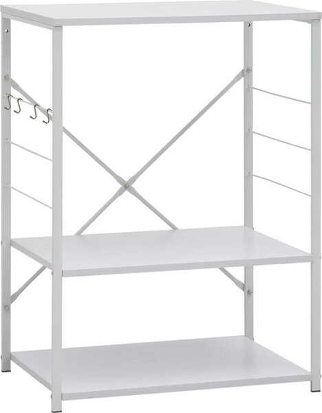 VidaXL Skříňka na mikrovlnku 60 x 39,6 x 79,5 cm kompozit [288234] Barva: Bílá
