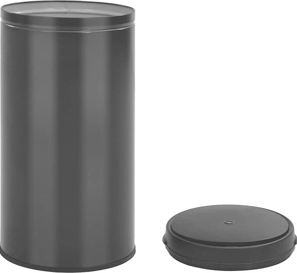 VidaXL Odpadkový koš s automatickým senzorem 60l uhlíková ocel [322695] Barva: Černá