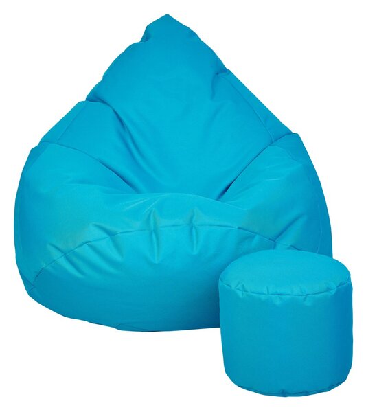 Supplies sedací pytel OUTDOOR RELAX nesnímatelný potah - polyester v modré barvě