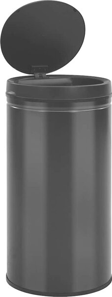 VidaXL Odpadkový koš s automatickým senzorem 60l uhlíková ocel [322695] Barva: Černá