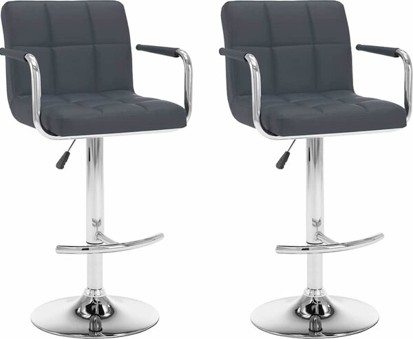 VidaXL Barové stoličky 2 ks umělá kůže [323624] Barva: Červená