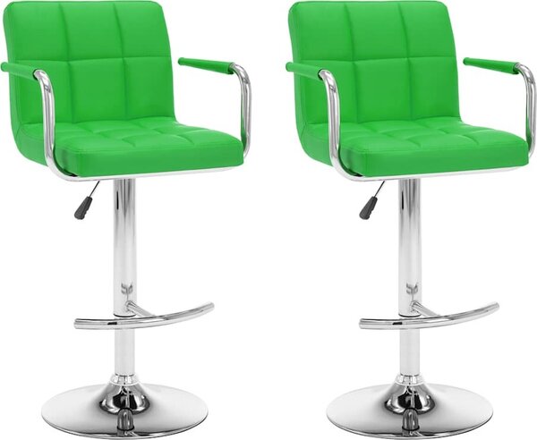 VidaXL Barové stoličky 2 ks umělá kůže [323624] Barva: Červená
