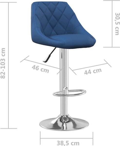 VidaXL Barové stoličky 2 ks samet [335309] Barva: horčicově žlutá