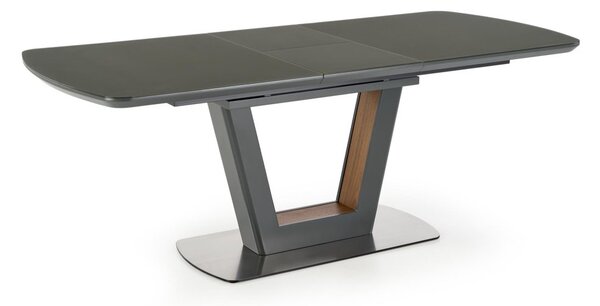 Halmar Rozkládací jídelní stůl BILOTTI 160(200)x90 antracit mat/ořech