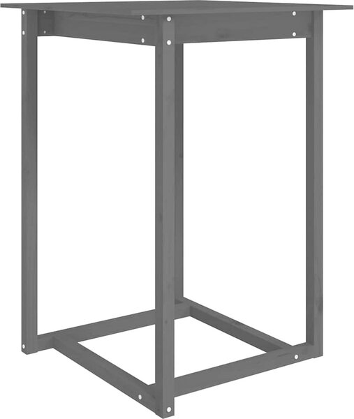 VidaXL Barový stolek 80 x 80 x 110 cm masivní borové dřevo [822182] Barva: Přírodní