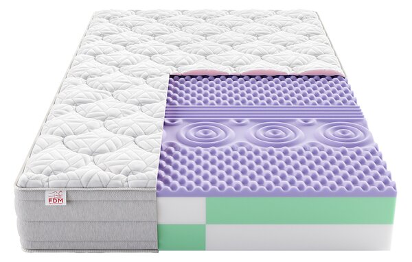 Pěnová matrace AVELLINO NANO JERSEY BORDER VISCO 140x200 cm 27 cm