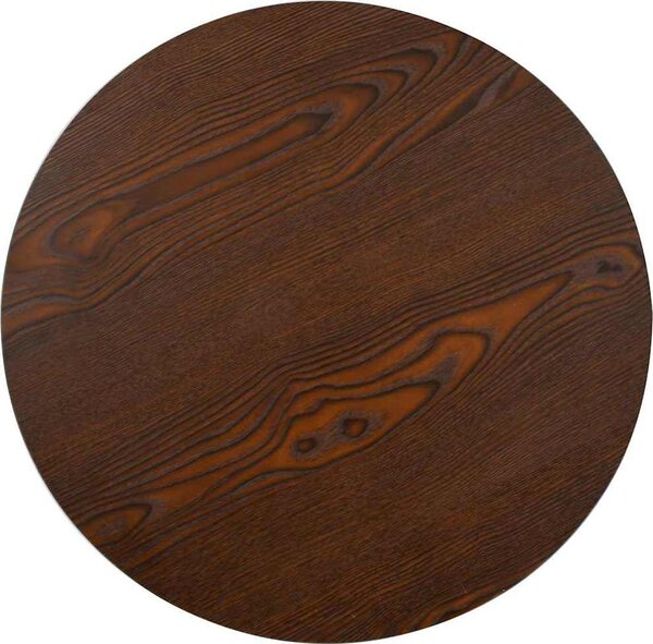 VidaXL Bistro stolek světle hnědý 60 cm MDF [286421] Barva: světle hnědá a černá