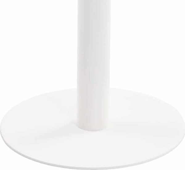 VidaXL Bistro stolek tmavě hnědý 60 x 60 cm MDF [286430] Barva: tmavě hnědá a černá