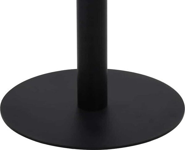 VidaXL Bistro stolek tmavě hnědý 80 cm MDF [286424] Barva: světle hnědá a černá