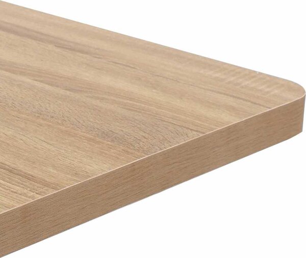 VidaXL Bistro stolek světle hnědý 50 x 50 cm MDF [286426] Barva: světle hnědá a bílá