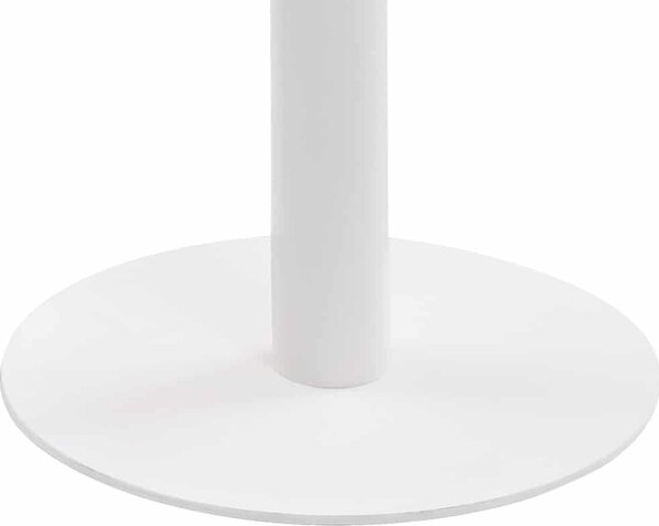 VidaXL Bistro stolek tmavě hnědý 80 cm MDF [286424] Barva: světle hnědá a černá