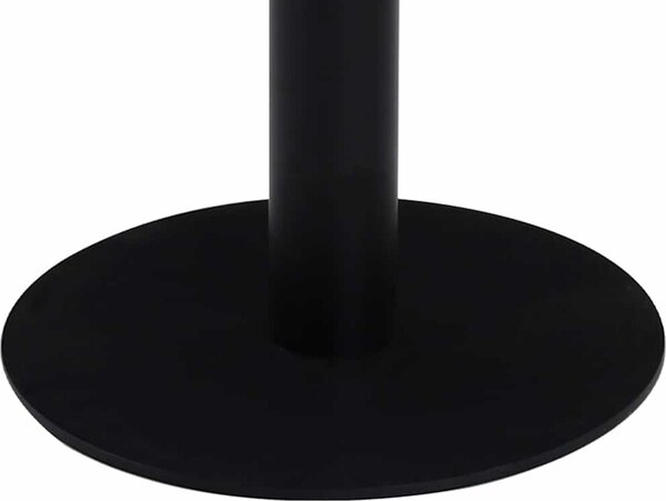VidaXL Bistro stolek světle hnědý 60 cm MDF [286421] Barva: světle hnědá a černá