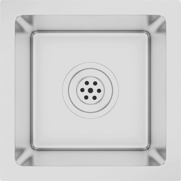 VidaXL Ručně vyrobený kuchyňský dřez nerezová ocel [51498] Barva: Stříbrná