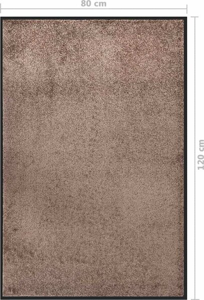 VidaXL Rohožka 80 x 120 cm [331588] Barva: Hnědá