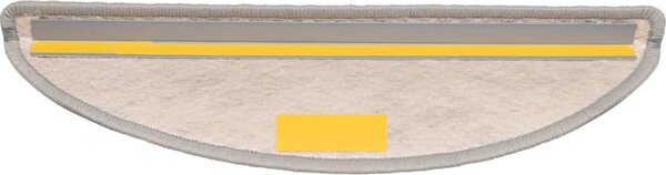 VidaXL Samolepicí nášlapy na schody vzhled 15 ks 56x17x3cm [326864] Barva: Stříbrná