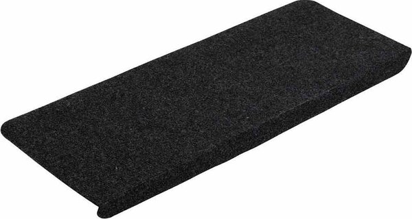 VidaXL Samolepicí nášlapy na schody 15 ks 65x24,5x3,5 cm [343478] Barva: antracitová