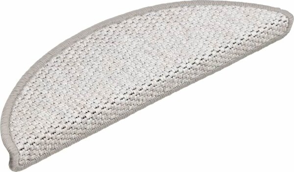 VidaXL Samolepicí nášlapy na schody vzhled 15 ks 56x17x3cm [326864] Barva: Stříbrná