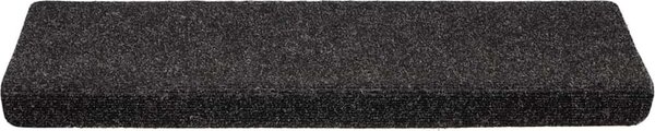 VidaXL Schodové rohože samolepicí 5 ks 65 x 21 x 4 cm s obdélníkovým okrajem [149724] Barva: Vínová