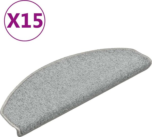 VidaXL Rohožky na schody 15 ks 65 x 24 x 4 cm [322373] Barva: taupe