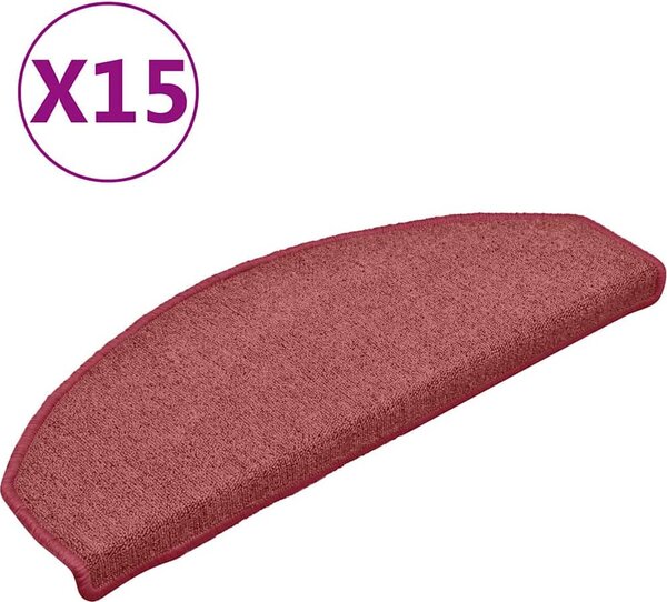 VidaXL Rohožky na schody 15 ks 65 x 24 x 4 cm [322373] Barva: taupe