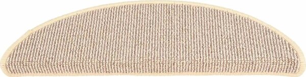 VidaXL Kobercové nášlapy na schody 15 ks 56 x 17 x 3 cm [149848] Barva: krémová