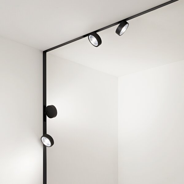 Ideal Lux LED reflektor EGO TRACK FLAT 3000K Barva: Černá, Stmívání, řízení: ON/OFF (bez stmívání)