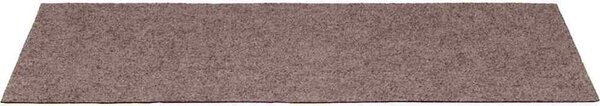 VidaXL Schodové rohože samolepicí 15 ks 65 x 21 x 4 cm s obdélníkovým okrajem [134563] Barva: Hnědá