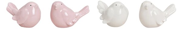 Keramický ptáček BIRDAMIC 9 cm - více variant Barva: Bílá