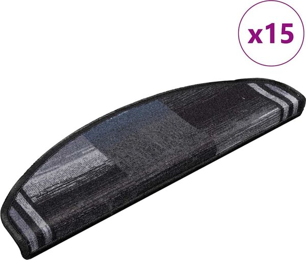 VidaXL Samolepící nášlapy na schody 15 ks 65 x 21 x 4 cm [322413] Barva: Červená