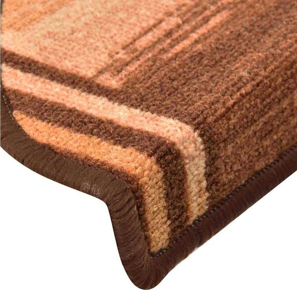VidaXL Samolepící nášlapy na schody 15 ks 65 x 21 x 4 cm [322413] Barva: Červená