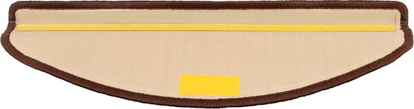 VidaXL Samolepící nášlapy na schody 15 ks 65 x 21 x 4 cm [322413] Barva: Červená